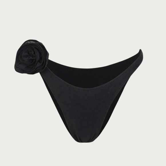 NEW! SAME Swim Rose 90s Bikini - Matching Set, Black, Size M - Picture 3 of 3